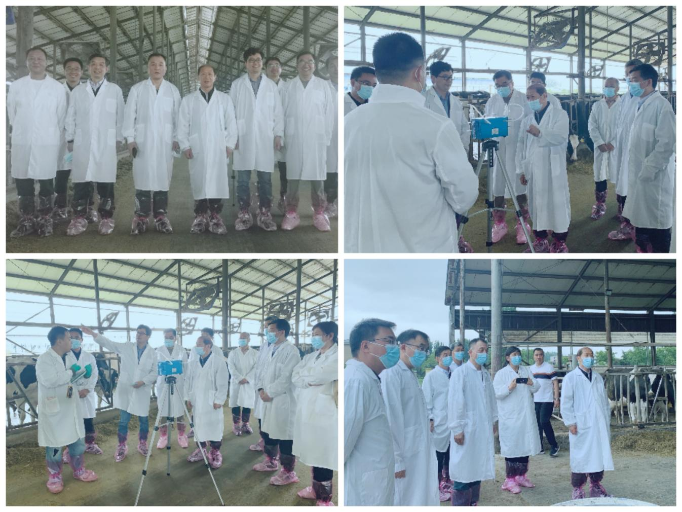 花花牛丨河南農業大學黨委副書記、校長介曉磊一行蒞臨花花牛河南瑞亞參觀調研